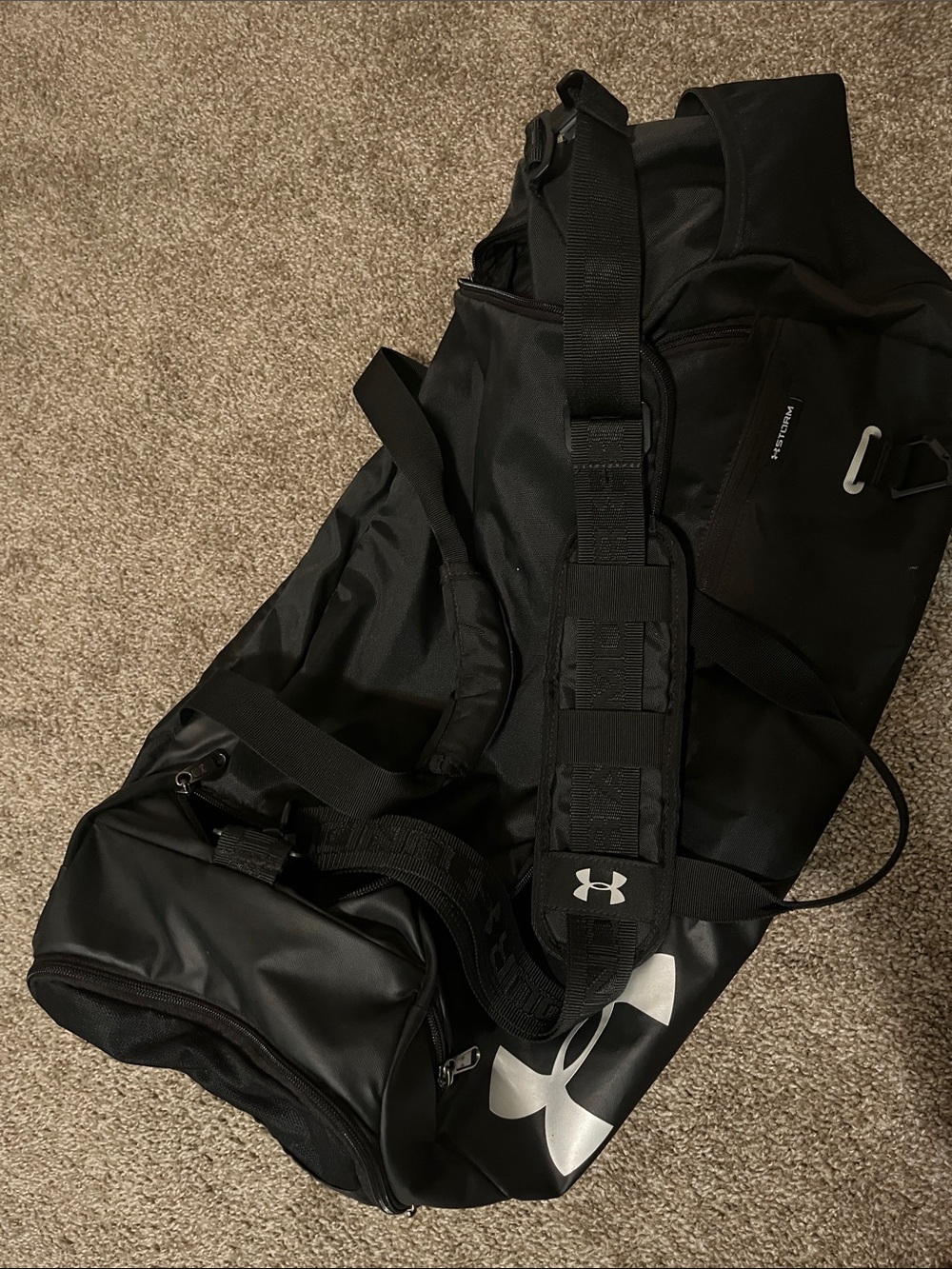 Under Armour Black HSTORM Duffel Bag - Picture 4 of 5